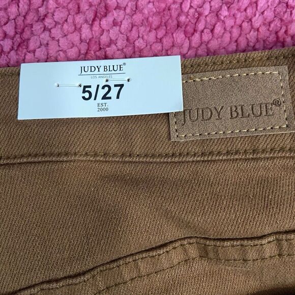 Judy Blue Slim Fit High Rise Jeans Woodland Brown Size 27 - Picture 8 of 15